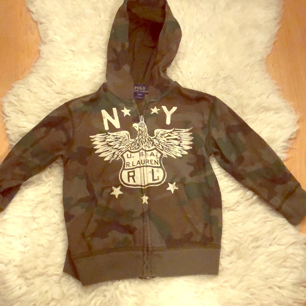 Polo Ralph Lauren Camo Zip Up Hoodie 2T